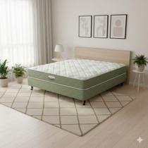 Cama Box Casal Castor Sleep Max D33 138x188x52 + Box Castor