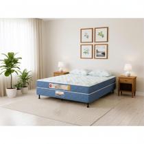 Cama Box Casal Castor Sleep Max D45 138x188x45 + Box Castor