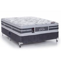 Cama Box Casal Castor Super Luxo Latex Plush Double Face 138x188x63 + Box Castor
