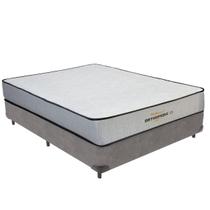 Cama Box Casal Cinza Colchão Orthopedic D33 V-Tech Cama Box Casal Cinza Colchão Orthopedic D33 V-Tech