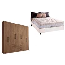 Cama Box Casal + Colchão American Herval + Guarda Roupa Master 8.6 Demolição Cama Box Casal + Colchão American Herval + Guarda Roupa Master 8.6 Demolição