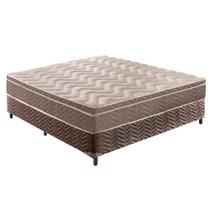 Cama Box Casal: Colchão Anatômico Paropas D28/EP Pasquale + Base CRC Rústico Brown(138x188)
