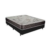 Cama Box Casal Colchão Anny Espuma D23 Acolchões + Box Sintético 52x138x188