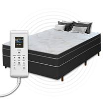 Cama Box Casal Colchão c/ Massageador Espuma D33 Função ortopédica 138x188cm