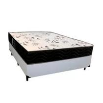 Cama Box Casal + Colchão Casal Confort Molas Bonnel 138x188x57 Cama Box Casal + Colchão Casal Confort Molas Bonnel 138x188x57