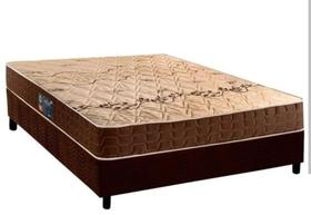 Cama box casal+ colchão casal espuma d-28 bordado Cama box casal+ colchão casal espuma d-28 bordado