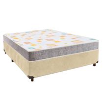 Cama Box Casal + Colchão D20 Inducol