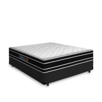 Cama Box Casal + Colchão De Espuma D33 - Castor - Black White Double Face 138cm Cama Box Casal + Colchão De Espuma D33 - Castor - Black White Double Face 138cm