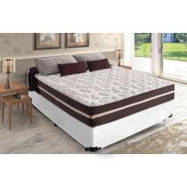 Cama Box Casal + Colchão De Molas Colchões Classic Superlastic 138x188x64 Branco Cama Box Casal + Colchão De Molas Colchões Classic Superlastic 138x188x64 Branco