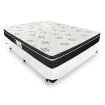 Cama Box Casal + Colchão De Molas - Ortobom - Physical Nanolastic 138cm