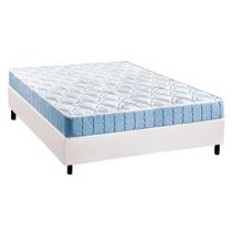 Cama Box Casal: Colchão Espuma Anjos Querubim + Base CRC Courano White(138x188) Cama Box Casal: Colchão Espuma Anjos Querubim + Base CRC Courano White(138x188)
