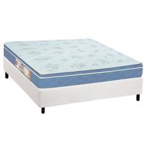 Cama Box Casal: Colchão Espuma Castor D45 Sleep Max + Base CRC Courano White(138x188) Cama Box Casal: Colchão Espuma Castor D45 Sleep Max + Base CRC Courano White(138x188)