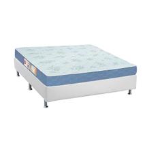 Cama Box Casal: Colchão Espuma Castor D45 Sleep Max + Base CRC Courano White(138x188) Cama Box Casal: Colchão Espuma Castor D45 Sleep Max + Base CRC Courano White(138x188)