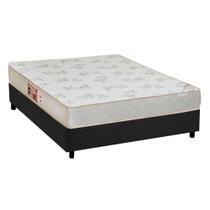 Cama Box Casal: Colchão Espuma D33 Castor Sleep Max Relax + Base CRC Suede Gray(138x188) Cama Box Casal: Colchão Espuma D33 Castor Sleep Max Relax + Base CRC Suede Gray(138x188)