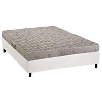 Cama Box Casal: Colchão Espuma D33 Herval Cannes + Base CRC Corano White (138x188) Cama Box Casal: Colchão Espuma D33 Herval Cannes + Base CRC Corano White (138x188)