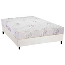 Cama Box Casal: Colchão Espuma D33 Luckspuma Supreme + Base CRC Courano White(138x188) Cama Box Casal: Colchão Espuma D33 Luckspuma Supreme + Base CRC Courano White(138x188)