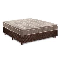 Cama Box Casal: Colchão Espuma D33 Paropas /EP Confort Ultra Firme + Base CRC Fantasy Brown(138x188) Cama Box Casal: Colchão Espuma D33 Paropas /EP Confort Ultra Firme + Base CRC Fantasy Brown(138x188)