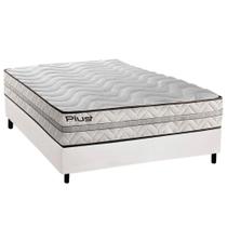Cama Box Casal: Colchão Espuma D33 Paropas Pasquale Plus + Base CRC Corano White (138x188) Cama Box Casal: Colchão Espuma D33 Paropas Pasquale Plus + Base CRC Corano White (138x188)