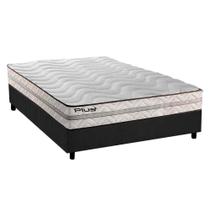 Cama Box Casal: Colchão Espuma D33 Paropas Pasquale Plus + Base CRC Suede Gray(138x188) Cama Box Casal: Colchão Espuma D33 Paropas Pasquale Plus + Base CRC Suede Gray(138x188)