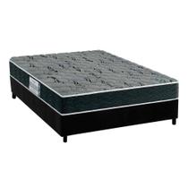 Cama Box Casal: Colchão Espuma D33 Probel Advanced Mega Resistente + Base CRC Suede Black(138x188) Cama Box Casal: Colchão Espuma D33 Probel Advanced Mega Resistente + Base CRC Suede Black(138x188)