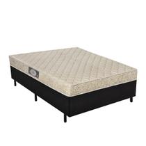 Cama Box Casal + Colchão Espuma D33 Sankonfort Toulon