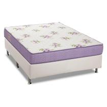 Cama Box Casal: Colchão Espuma Ortobom Physical Super Resistente + Base CRC Courano White(138x188) Cama Box Casal: Colchão Espuma Ortobom Physical Super Resistente + Base CRC Courano White(138x188)