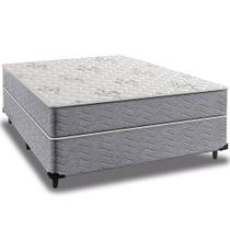 Cama Box Casal + Colchão Espuma Ortopédico D33 Piemonte 138x188x63cm