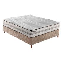 Cama Box Casal: Colchão Espuma Paropas D33 Pasquale Plus + Base CRC Rústico Clean(138x188) Cama Box Casal: Colchão Espuma Paropas D33 Pasquale Plus + Base CRC Rústico Clean(138x188)