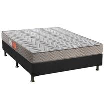 Cama Box Casal: Colchão Espuma Paropas D45 Pasquale + Base CRC Suede Gray(138x188) Cama Box Casal: Colchão Espuma Paropas D45 Pasquale + Base CRC Suede Gray(138x188)