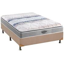 Cama Box Casal: Colchão Espuma Probel D33/AG65 Guarda Costas Extreme Resistence + Base CRC Suede Clean(138x188)
