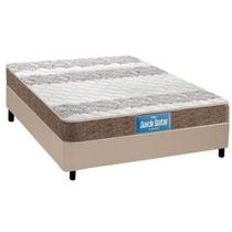 Cama Box Casal: Colchão Espuma Probel D33/EP Guarda Costas Próintense Double Face + Base CRC Courano Clean(138x188) Cama Box Casal: Colchão Espuma Probel D33/EP Guarda Costas Próintense Double Face + Base CRC Courano Clean(138x188)