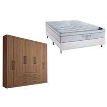 Cama Box Casal + Colchão Freedom Ortobom + Guarda Roupa Master 8.6 Demolição Cama Box Casal + Colchão Freedom Ortobom + Guarda Roupa Master 8.6 Demolição
