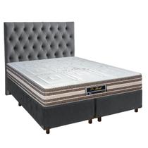 Cama Box Casal + Colchão Legriff Sankonfort + Cabeceira Cama Box Casal + Colchão Legriff Sankonfort + Cabeceira