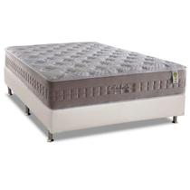 Cama Box Casal: Colchão Molas Anjos MasterPocket Ensacadas Richesse + Base CRC Courano White(138x188)