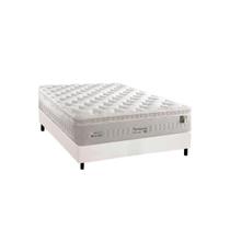 Cama Box Casal: Colchão Molas Ensacadas Anjos MasterPocket Impressione + Base CRC Courano White(138x188) Cama Box Casal: Colchão Molas Ensacadas Anjos MasterPocket Impressione + Base CRC Courano White(138x188)