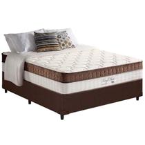 Cama Box Casal: Colchão Molas Ensacadas Anjos MasterPocket King Best Marrom + Base CRC Courano Brown(138x188) Cama Box Casal: Colchão Molas Ensacadas Anjos MasterPocket King Best Marrom + Base CRC Courano Brown(138x188)