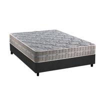 Cama Box Casal: Colchão Molas Ensacadas Anjos Royal + Base CRC Suede Gray(138x188) Cama Box Casal: Colchão Molas Ensacadas Anjos Royal + Base CRC Suede Gray(138x188)