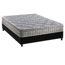Cama Box Casal: Colchão Molas Ensacadas D Angelis Anjos Royal + Base CRC Suede Black (138x188) Cama Box Casal: Colchão Molas Ensacadas D Angelis Anjos Royal + Base CRC Suede Black (138x188)