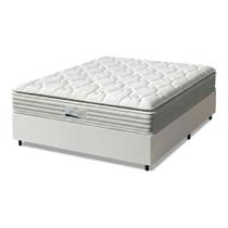 Cama Box Casal Colchão Molas Ensacadas Granville Com Pillow Probel 138x188x66cm Branco Cama Box Casal Colchão Molas Ensacadas Granville Com Pillow Probel 138x188x66cm Branco