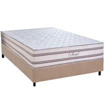 Cama Box Casal: Colchão Molas Ensacadas Paropas Soul + Base CRC Suede Clean (138x188) Cama Box Casal: Colchão Molas Ensacadas Paropas Soul + Base CRC Suede Clean (138x188)