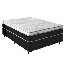 Cama Box Casal Colchão Molas Ensacadas Varena Europillow 138x188x70cm