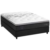 Cama Box Casal: Colchão Molas MasterPocket Ensacadas Herval Partenon C1629 ViscoGel + Base CRC Suede Gray (138x188x33) Cama Box Casal: Colchão Molas MasterPocket Ensacadas Herval Partenon C1629 ViscoGel + Base CRC Suede Gray (138x188x33)