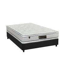 Cama Box Casal: Colchão Molas MasterPocket Ensacadas Luckspuma Lucksfaction Plus + Base CRC Suede Gray(138x188) Cama Box Casal: Colchão Molas MasterPocket Ensacadas Luckspuma Lucksfaction Plus + Base CRC Suede Gray(138x188)