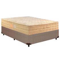 Cama Box Casal: Colchão Molas Paropas MasterPocket Ensacadas Star Dream + Base CRC Courano Clean(138x188)