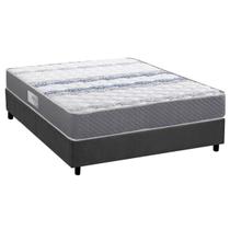Cama Box Casal: Colchão Ortopédico Herval D60 / AG65 Timeless + Base CRC Suede Gray (138x188) Cama Box Casal: Colchão Ortopédico Herval D60 / AG65 Timeless + Base CRC Suede Gray (138x188)