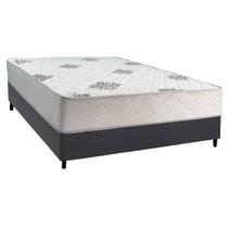 Cama Box Casal + Colchão Ortopédico Inovaflex Comfort