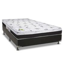 Cama Box Casal: Colchão Ortopédico Luckspuma D33/AG65 Aspen 50 + Base CRC Suede Black(138x188) Cama Box Casal: Colchão Ortopédico Luckspuma D33/AG65 Aspen 50 + Base CRC Suede Black(138x188)