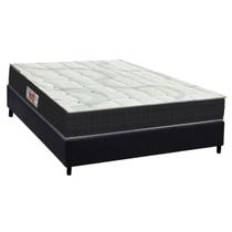 Cama Box Casal: Colchão Ortopédico Orthoflex Foggia Sogni Unic Face Pillow Top + Base CRC Camurça Black(138x188) Cama Box Casal: Colchão Ortopédico Orthoflex Foggia Sogni Unic Face Pillow Top + Base CRC Camurça Black(138x188)
