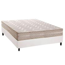 Cama Box Casal: Colchão Ortopédico Paropas D28 / Master AG80 Clean Double Face 17 + Base CRC Courano White (138x188) Cama Box Casal: Colchão Ortopédico Paropas D28 / Master AG80 Clean Double Face 17 + Base CRC Courano White (138x188)