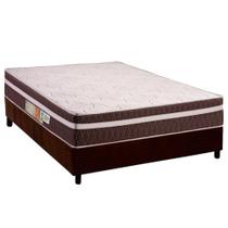 Cama Box Casal: Colchão Ortopédico Polar D28 Orthoface Vip Brown + Base CRC Suede Brown (138x188) Cama Box Casal: Colchão Ortopédico Polar D28 Orthoface Vip Brown + Base CRC Suede Brown (138x188)